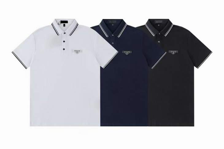 Picture of Prada Polo Shirts Short _SKUPradaM-3XL8qx35825712